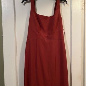 Amsale Cayenne Gown with Sexy Slit